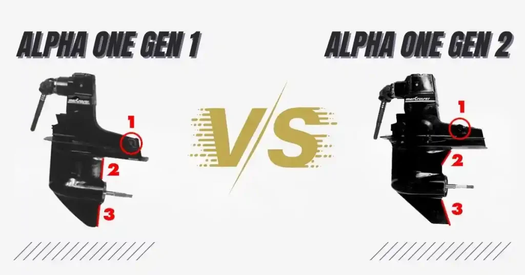 mercruiser alpha one gen 1 vs gen 2