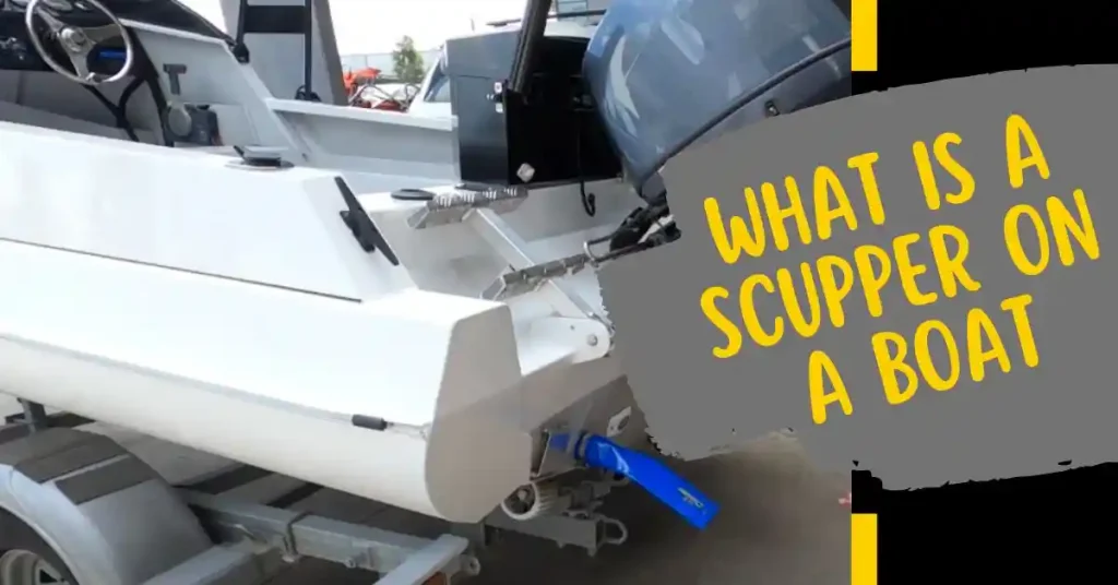 what is a scupper on a boat